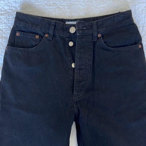 Zara black straight leg jeans - Picture 2 of 4